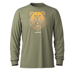 Alternative view of Smartwool Merino Geometric Bear Long Sleeve Graphic Tee