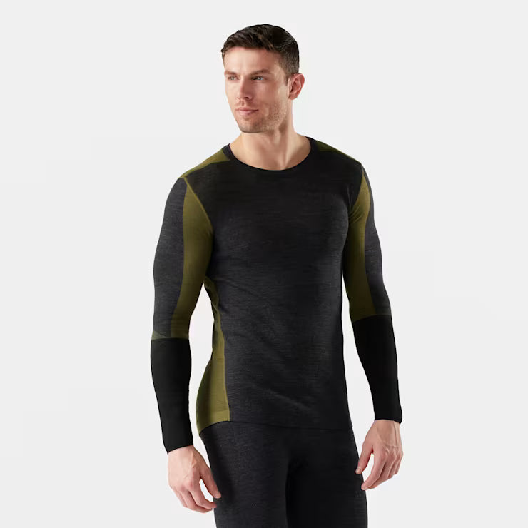 Smartwool Merino Men's Intraknit? Thermal Merino Base Layer Colorblock Crew