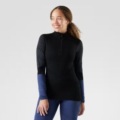 Smartwool Merino Women's Intraknit? Thermal Merino Base Layer Colorblock 1/4 Zip