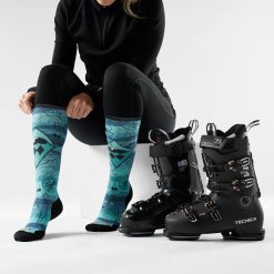 Alternative view of Smartwool Merino Women's Ski Topo Treasures Print Over The Calf Socks