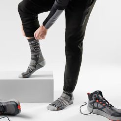 Alternative view of Smartwool Merino Hike Mountain Range Pattern Crew Socks