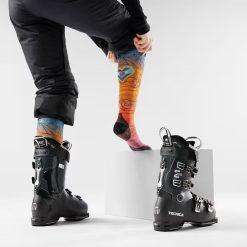 Alternative view of Smartwool Merino Ski Geo Peaks Print Over The Calf Socks