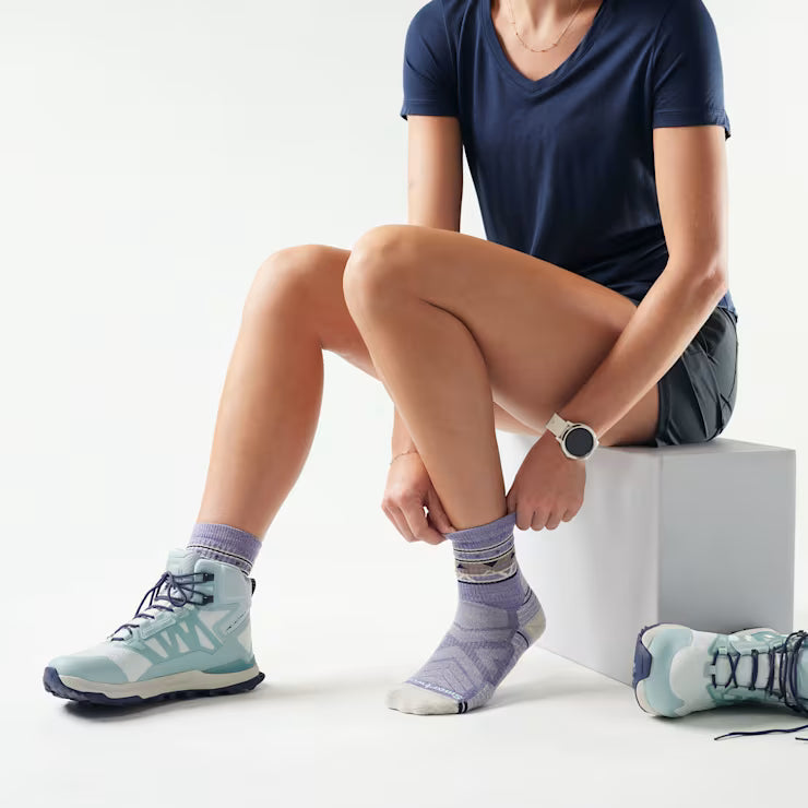 Smartwool Merino Women's Hike Zig Zag Valley Mid Crew Socks - Image 2