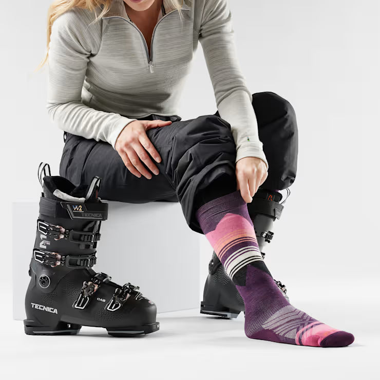 Smartwool Merino Women's Ski Pattern Over The Calf Socks - Image 2