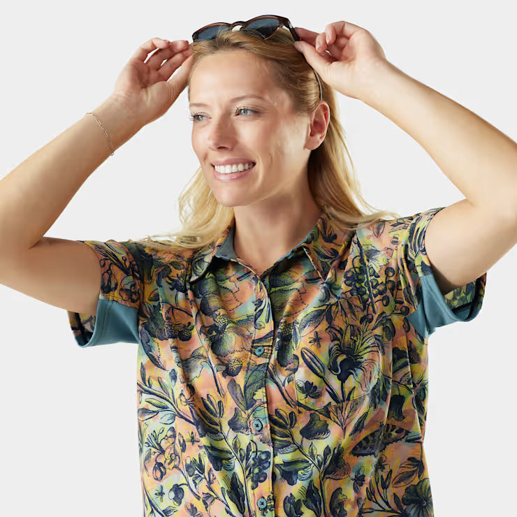 Smartwool Merino Women??s Everyday Short Sleeve Button Down - Image 3