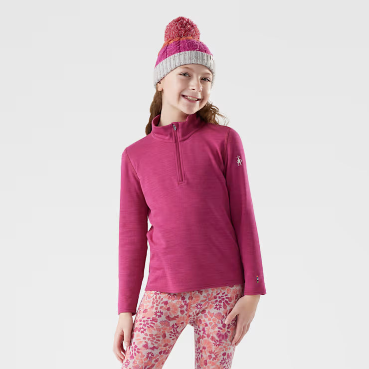 Smartwool Merino Kids' Classic Thermal Merino Base Layer 1/4 Zip