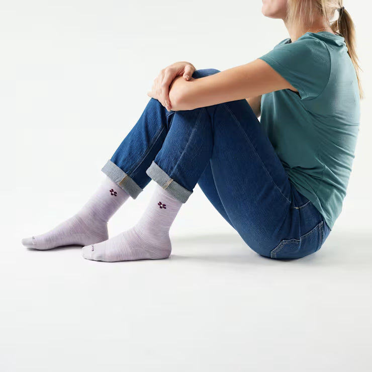 Smartwool Merino Women's Everyday Groovy Bloom Crew Socks - Image 2