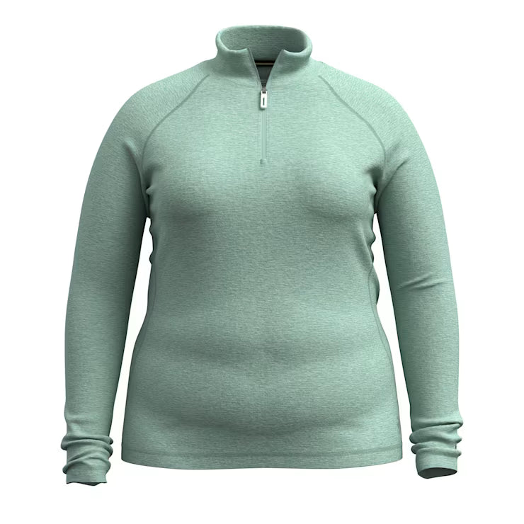 Smartwool Merino Women's Classic Thermal Merino Base Layer 1/4 Zip Plus - Image 3