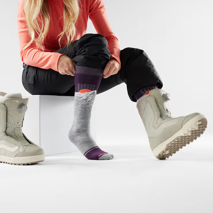 Smartwool Merino Women's Snowboard Valley Sunset Over The Calf Socks - Image 2