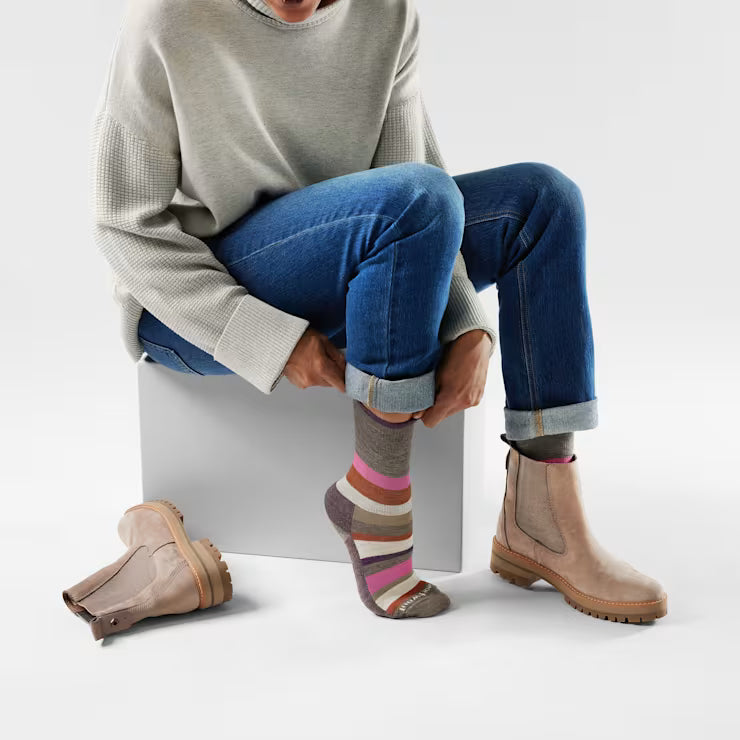 Smartwool Merino Women's Everyday Multi-Stripe Crew Socks - Image 2
