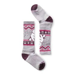 Smartwool Merino Kids' Wintersport Polar Bear Pattern Over The Calf Socks
