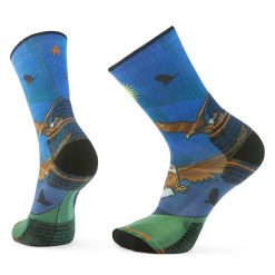 Smartwool Merino Hike Eagle Print Crew Socks