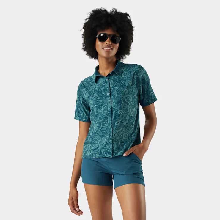 Smartwool Merino Women??s Everyday Short Sleeve Button Down
