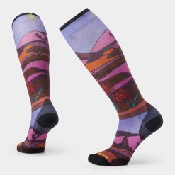 Smartwool Merino Women's Ski Floral Field Print Over The Calf Socks