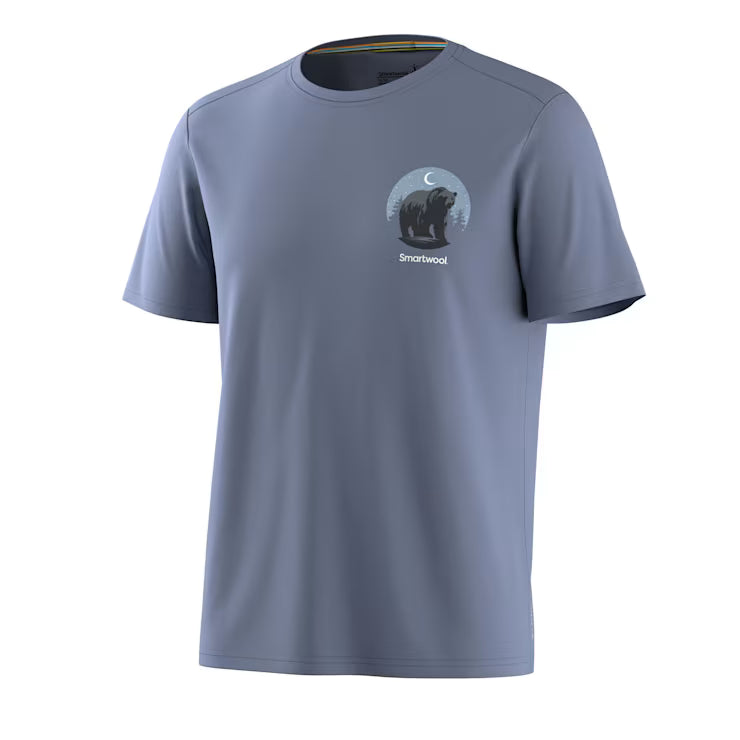 Smartwool Merino Men's Lunar Bear Active Short Sleeve Graphic Tee - Image 2