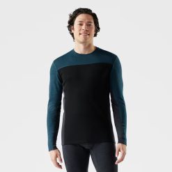 Smartwool Merino Men's Classic Thermal Merino Base Layer Colorblock Crew