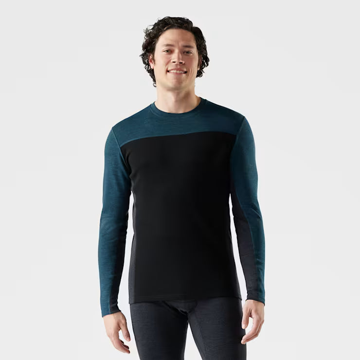 Smartwool Merino Men's Classic Thermal Merino Base Layer Colorblock Crew