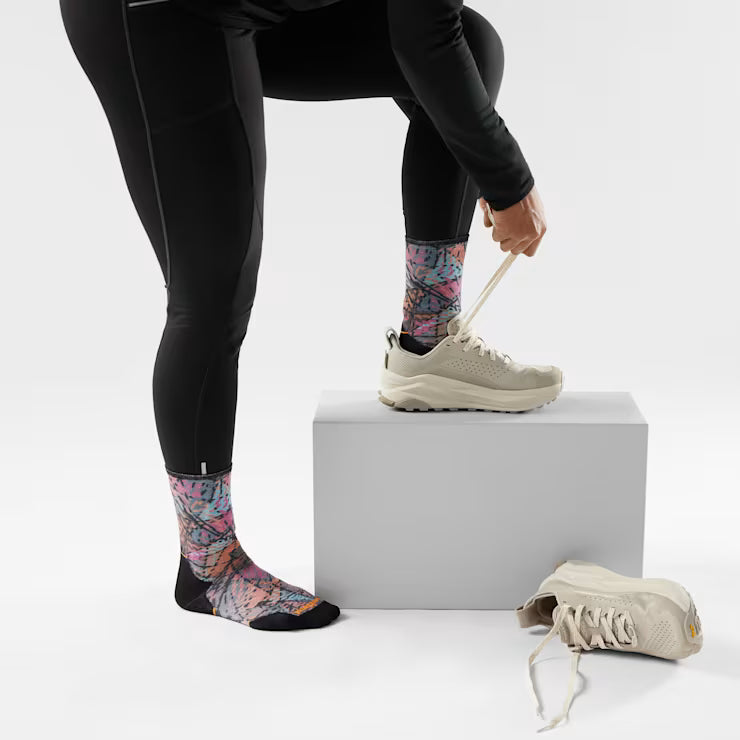 Smartwool Merino Women's Trail Run Triangle Prism Print Crew Socks - Image 2