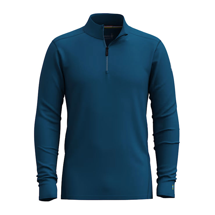 Smartwool Merino Men's Classic All-Season Merino Base Layer 1/4 Zip - Image 3