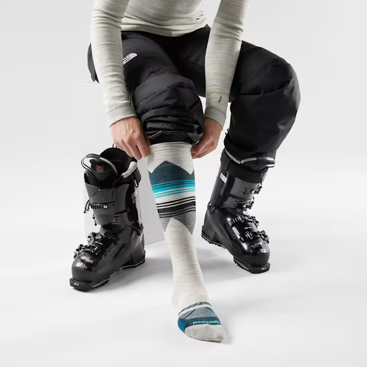 Smartwool Merino Women's Ski Pattern Over The Calf Socks - Image 2