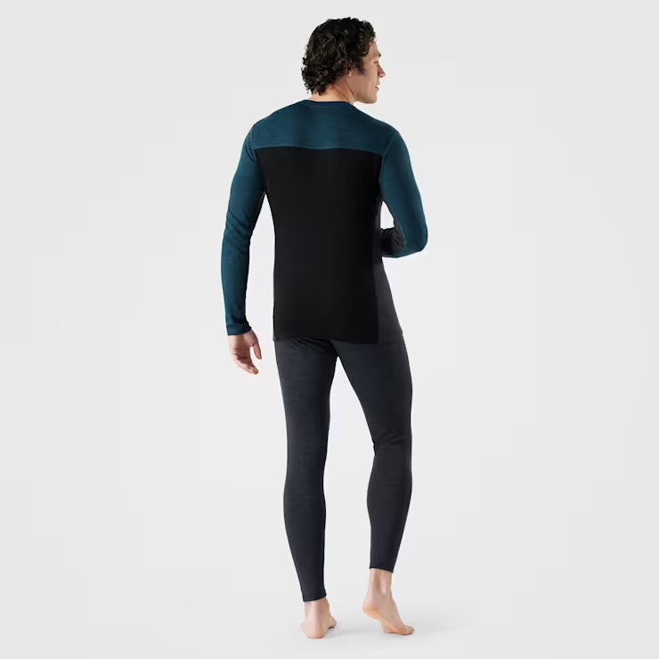 Smartwool Merino Men's Classic Thermal Merino Base Layer Colorblock Crew - Image 3