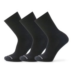 Smartwool Merino Everyday Solid Rib Crew Socks 3-Pack
