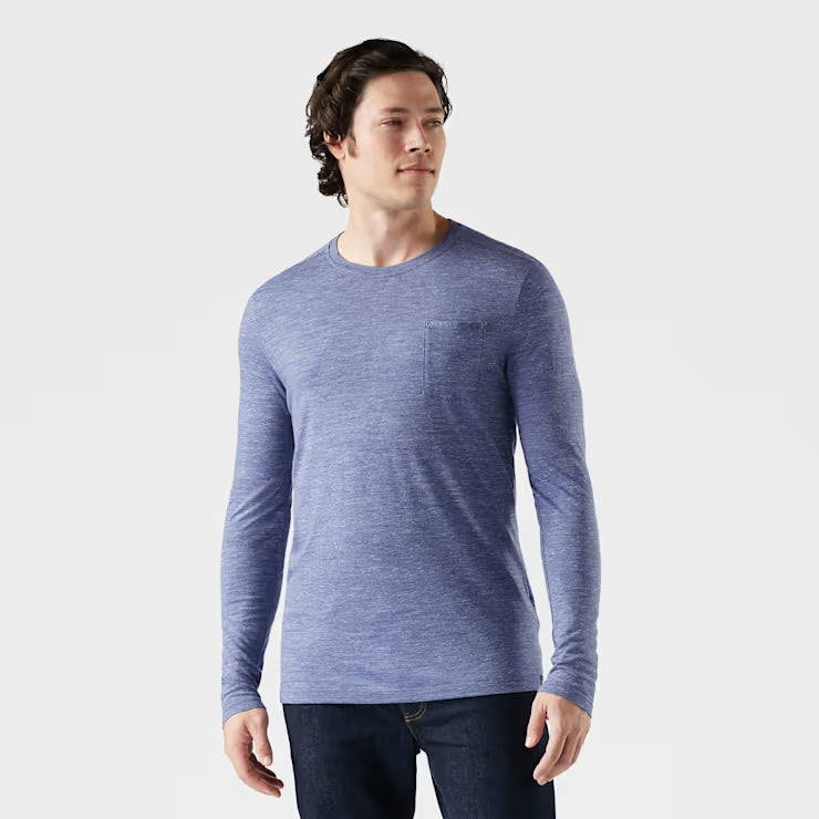 Smartwool Merino Men's Everyday Exploration Merino Long Sleeve Pocket Tee