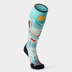 Alternative view of Smartwool Merino Women's Ski Snow Bunny Print Over The Calf Socks