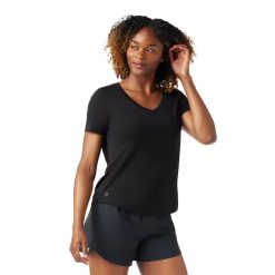 Smartwool Merino Women's Active Ultralite V-Neck Short Sleeve