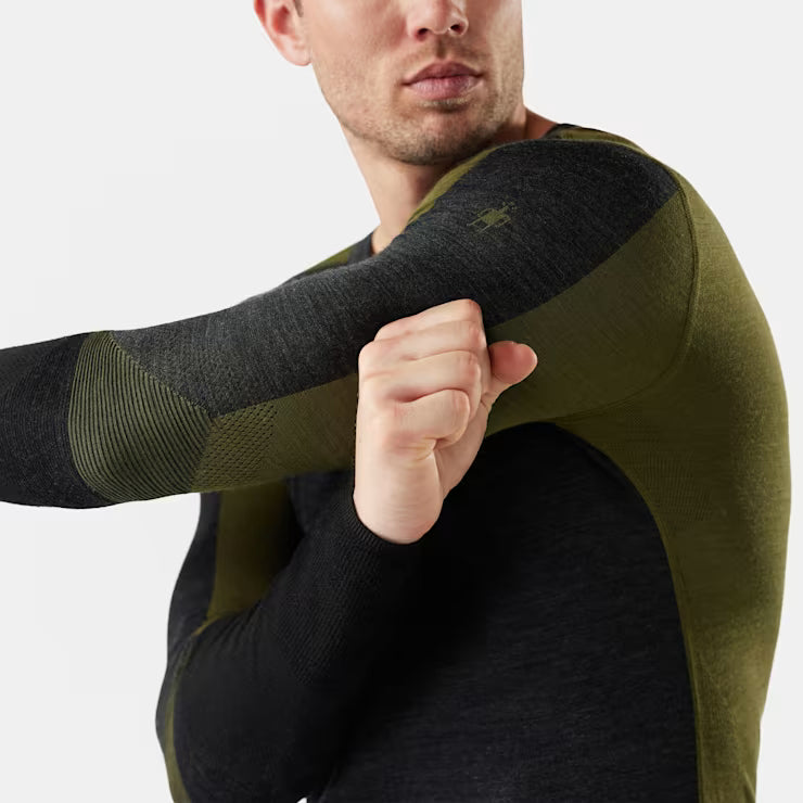 Smartwool Merino Men's Intraknit? Thermal Merino Base Layer Colorblock Crew - Image 3