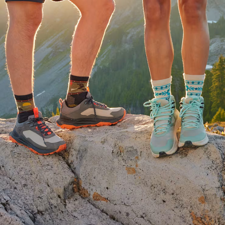 Smartwool Merino Women's Hike Retro Floral Mid Crew Socks - Image 3