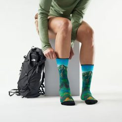 Alternative view of Smartwool Merino Women??s Hike Mountain Lake Print Crew Socks