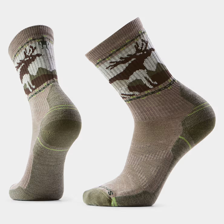 Smartwool Merino Hike Mountain Moose Crew Socks