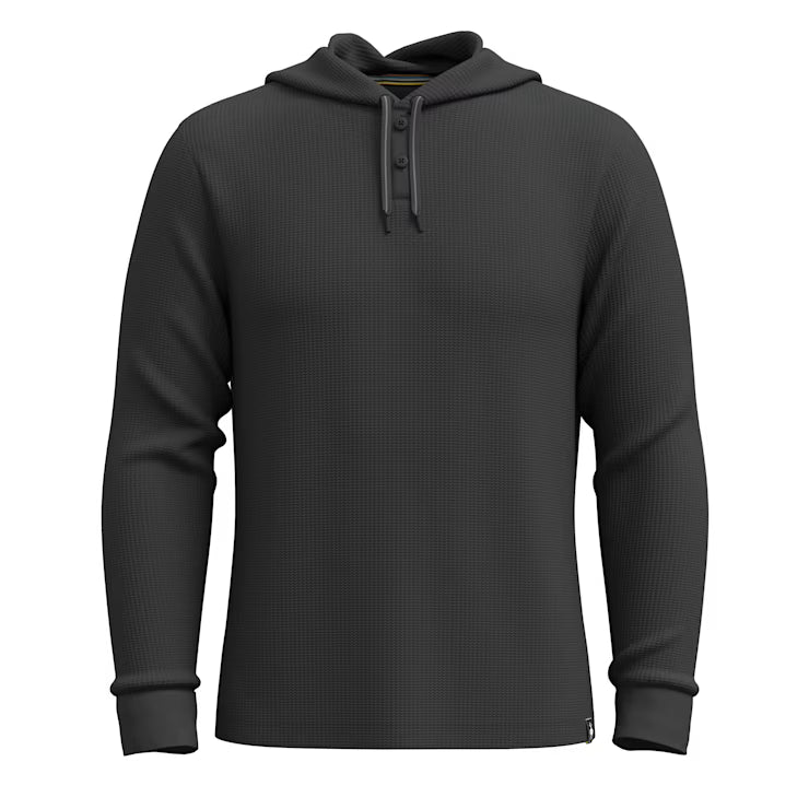 Smartwool Merino Men's Waffle Henley Hoodie - Image 3