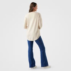Alternative view of Smartwool Merino Women's Shadow Pine Colorblock Crew Sweater