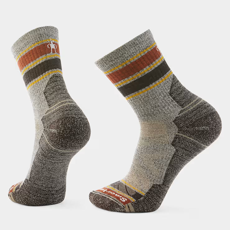 Smartwool Merino Hike Striped Mid Crew Socks