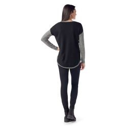 Alternative view of Smartwool Merino Women's Shadow Pine Colorblock Crew Sweater