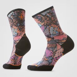 Smartwool Merino Women's Trail Run Triangle Prism Print Crew Socks