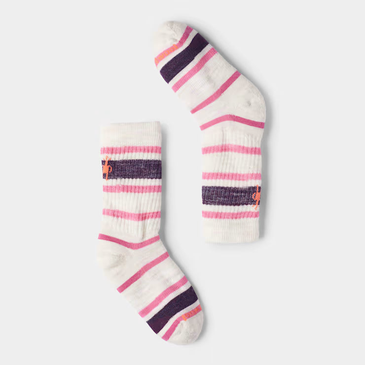 Smartwool Merino Kids' Hike Striped Crew Socks