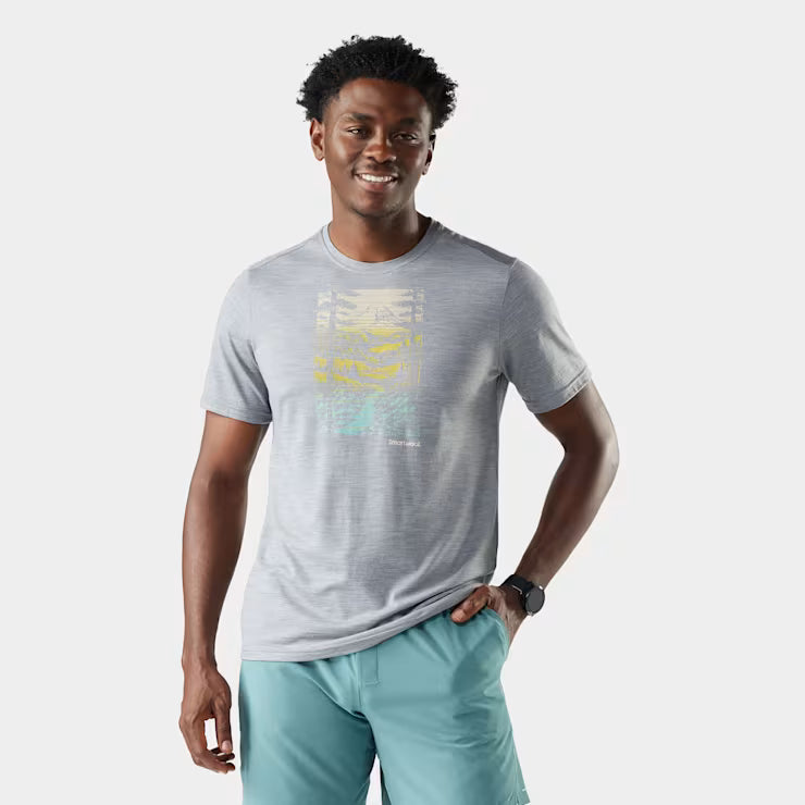 Smartwool Merino Men's Winding Trail Active Short Sleeve Graphic Tee