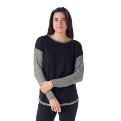 Smartwool Merino Women's Shadow Pine Colorblock Crew Sweater