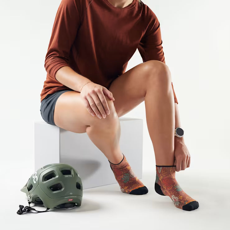 Smartwool Merino Women's Bike Paisley Print Ankle Socks - Image 2