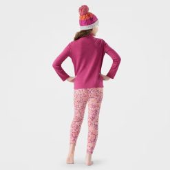 Alternative view of Smartwool Merino Kids' Classic Thermal Merino Base Layer 1/4 Zip