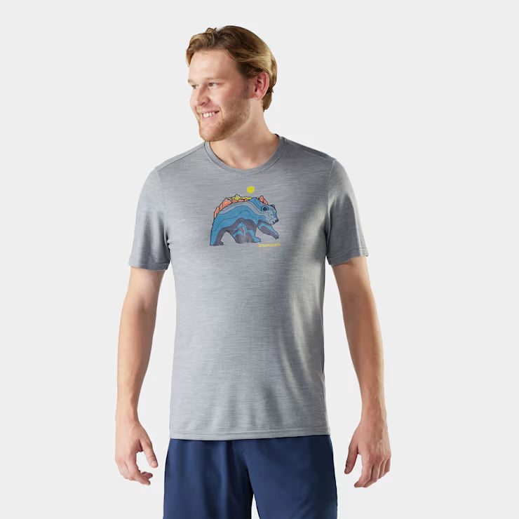 Smartwool Merino Men's Bear Strata Active Short Sleeve Graphic Tee