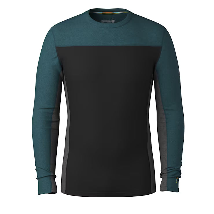 Smartwool Merino Men's Classic Thermal Merino Base Layer Colorblock Crew - Image 2