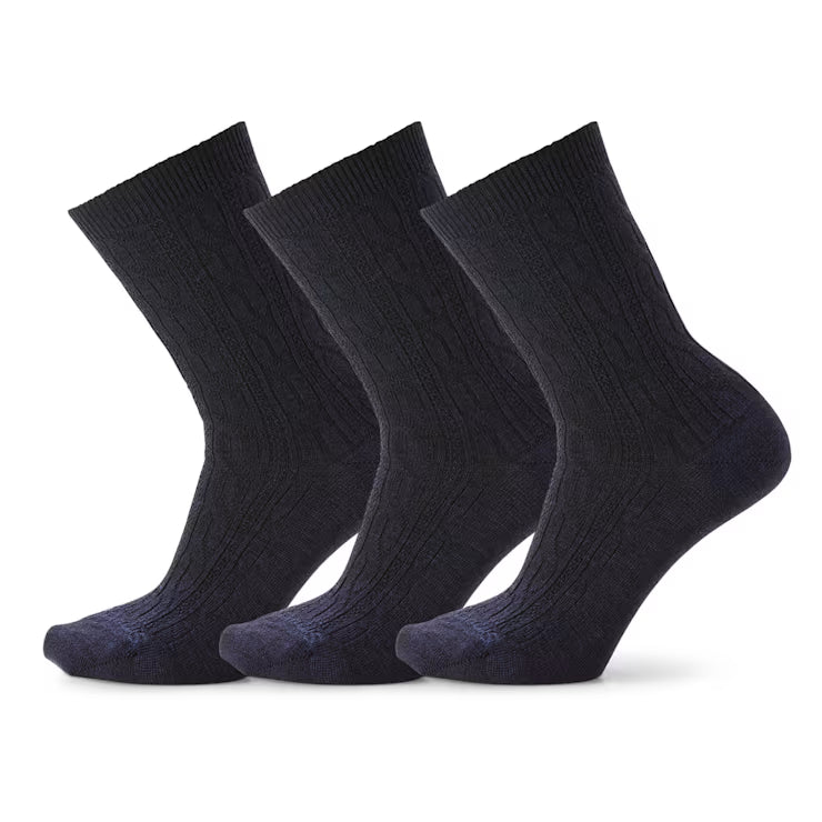 Smartwool Merino Everyday Cable Crew Socks 3-Pack