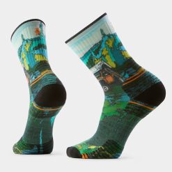 Smartwool Merino Hike Trail Trekker Print Crew Socks