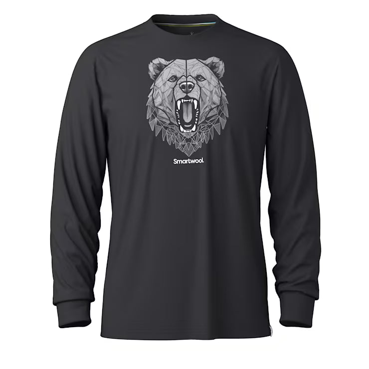 Smartwool Merino Geometric Bear Long Sleeve Graphic Tee - Image 2