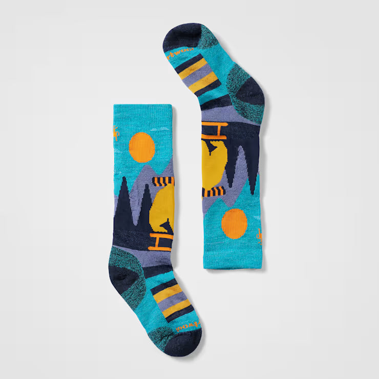 Smartwool Merino Kids' Ski Sleigh Bear Over The Calf Socks