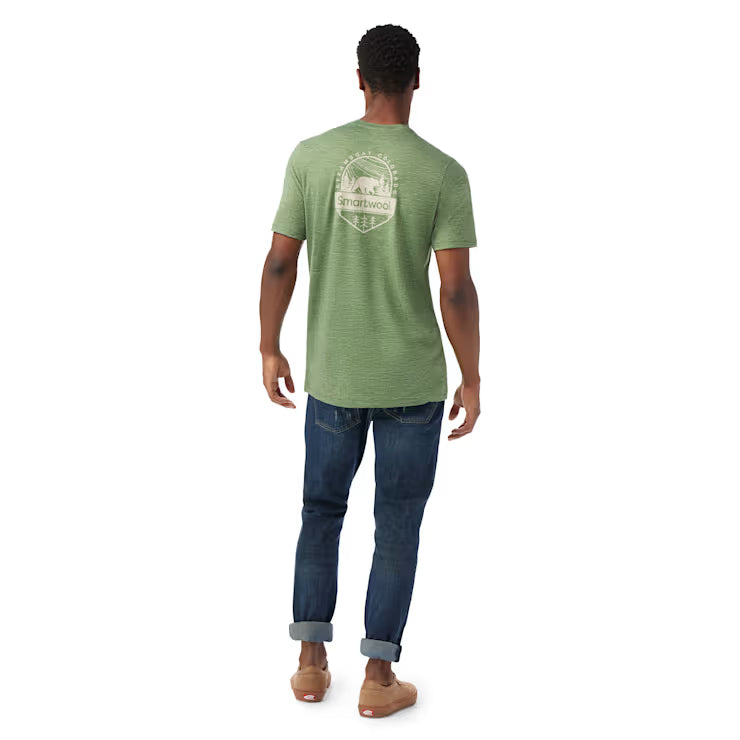 Smartwool Merino Bear Trail Merino Hemp Blend Short Sleeve Graphic Tee - Image 2